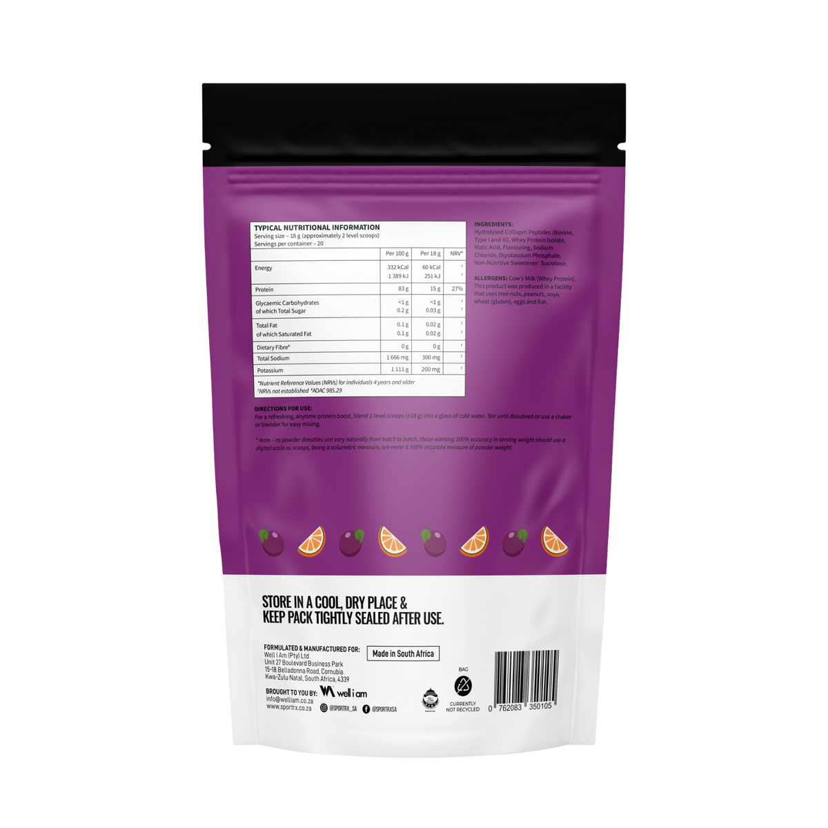 Protein WTR — Clear Protein Powder