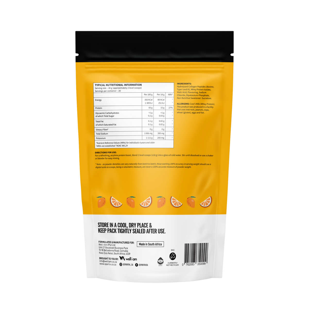 Protein WTR — Clear Protein Powder