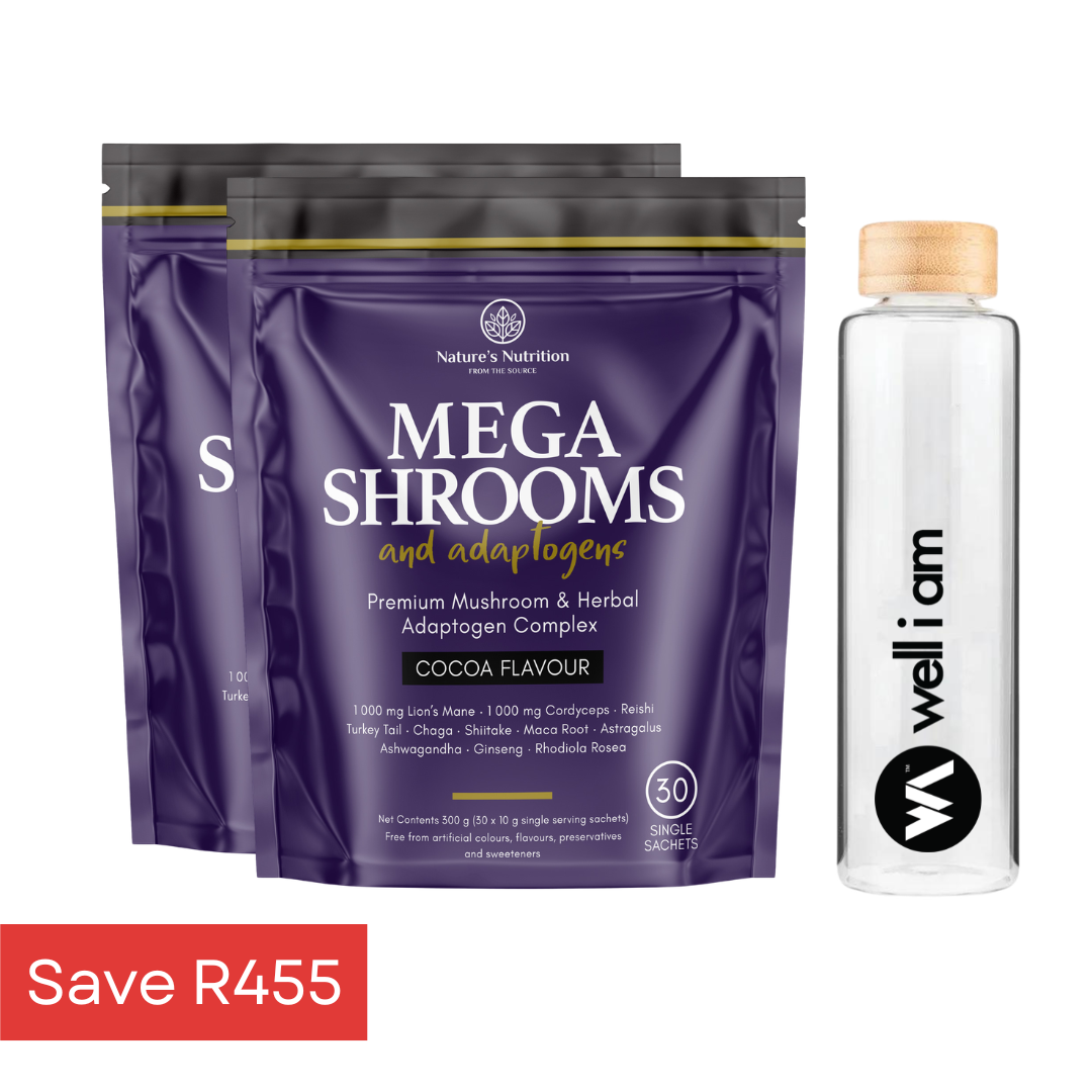 2 x Mega Shrooms + Bottle