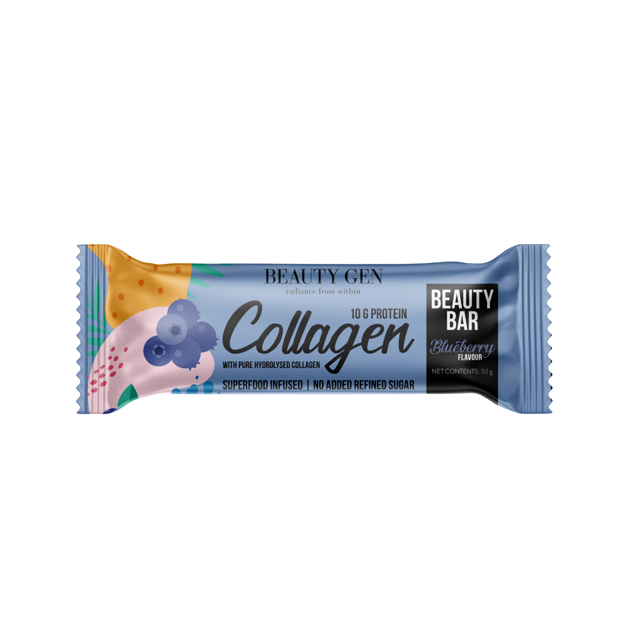 Collagen Beauty Bar Blueberry - Box