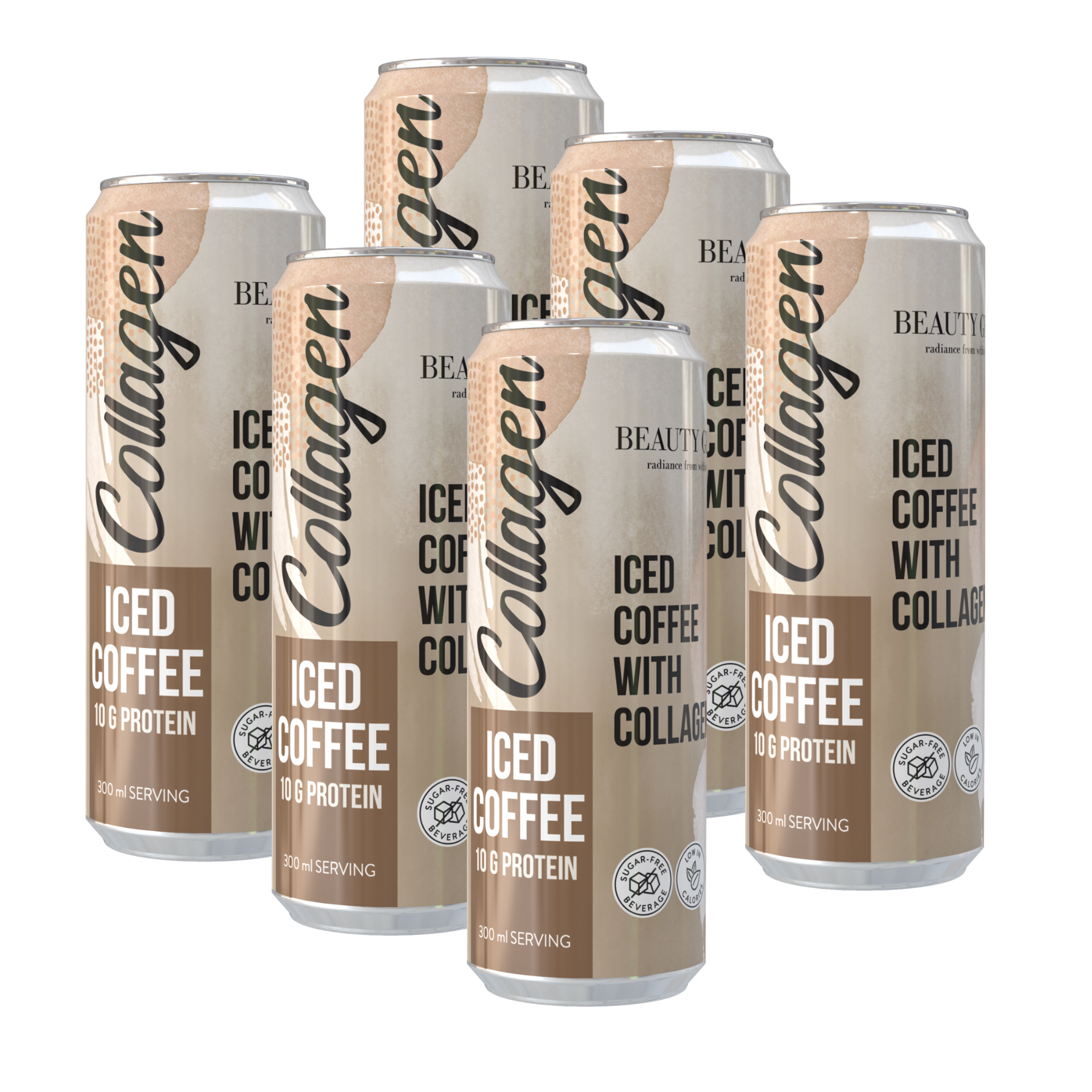 Beautygen Collagen Drink, Iced Coffee