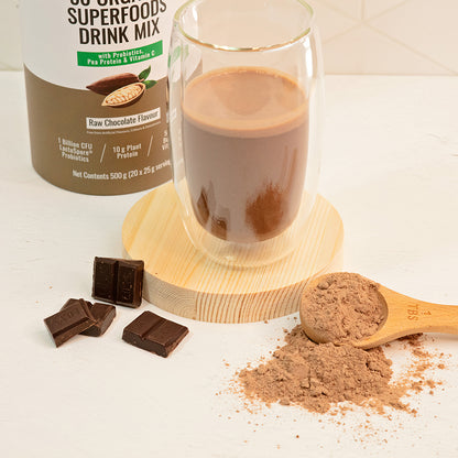 50 Organic Superfoods Drink Mix | Raw Chocolate - well i am store