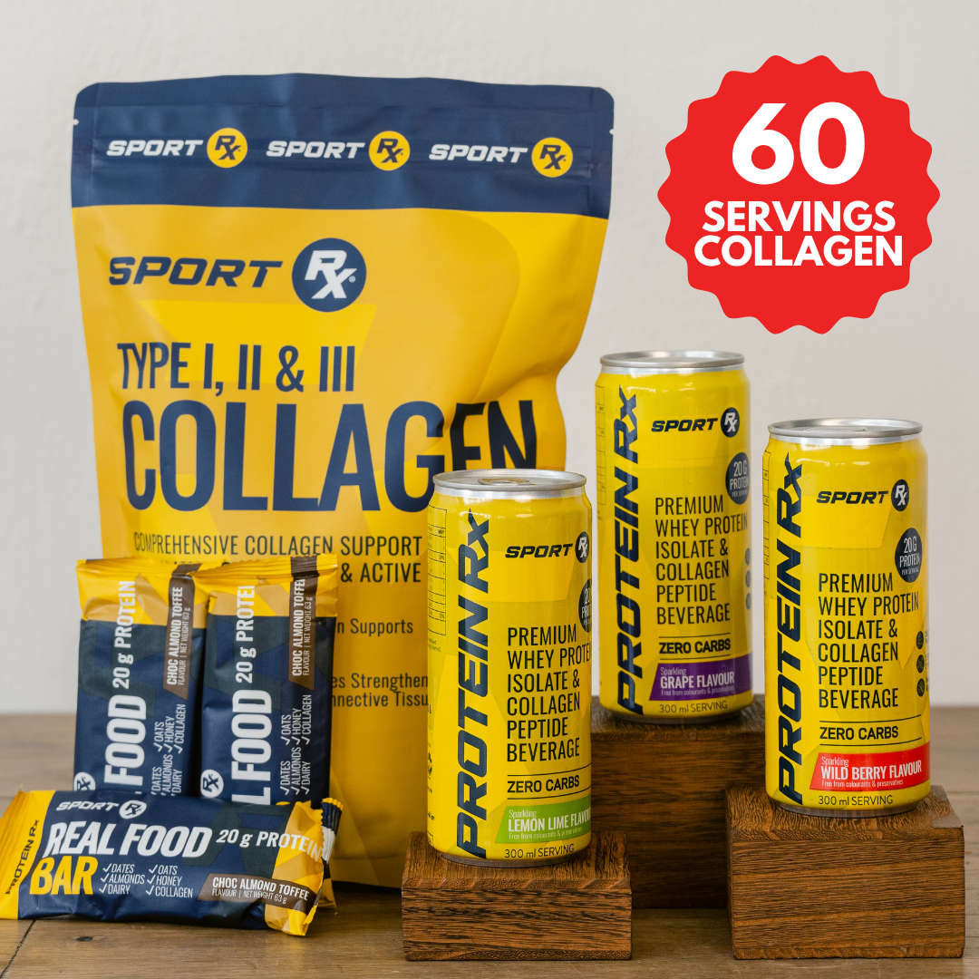 1 x Collagen Rx + 3 x ISO Cans + 3 x Bars