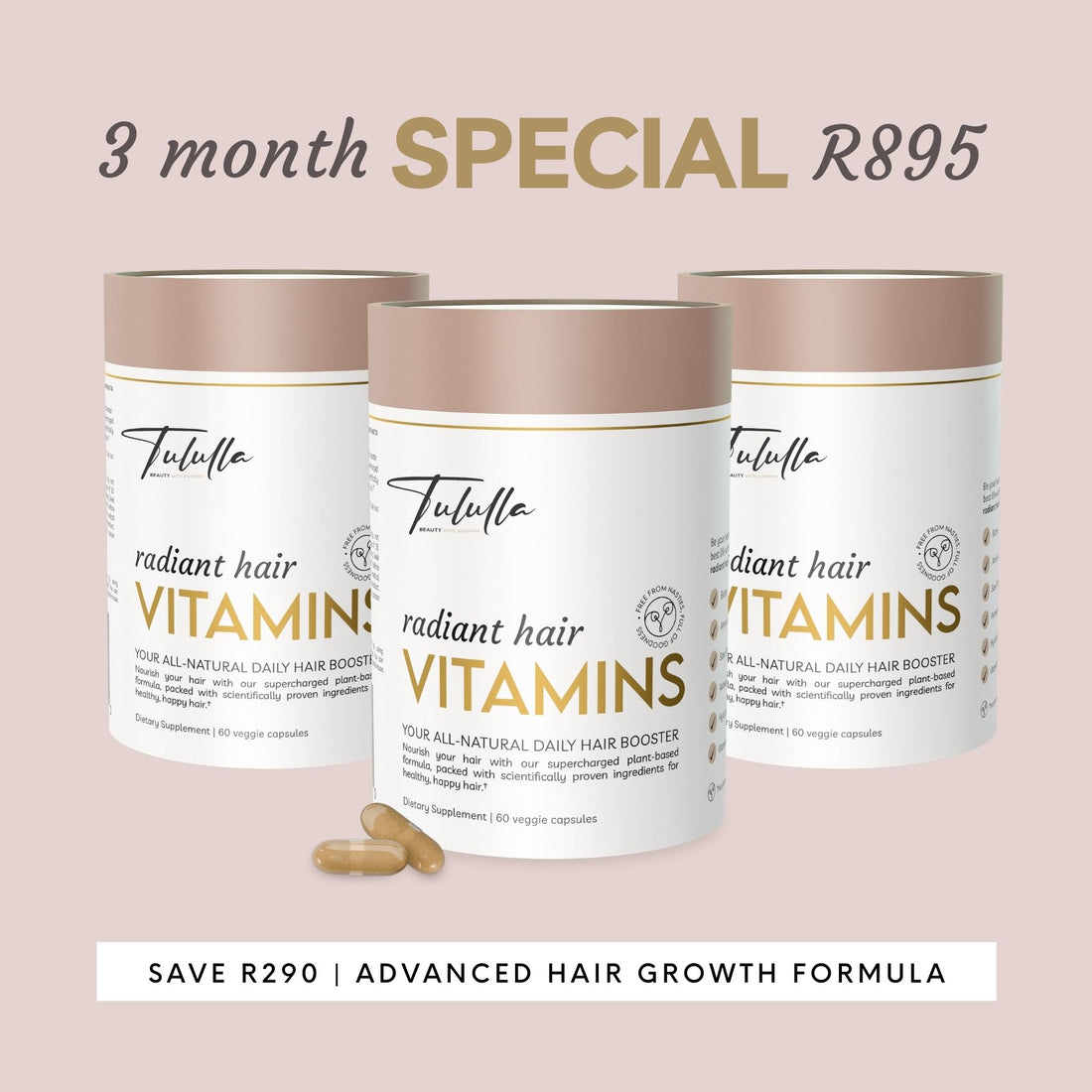 3 x Hair VITAMINS