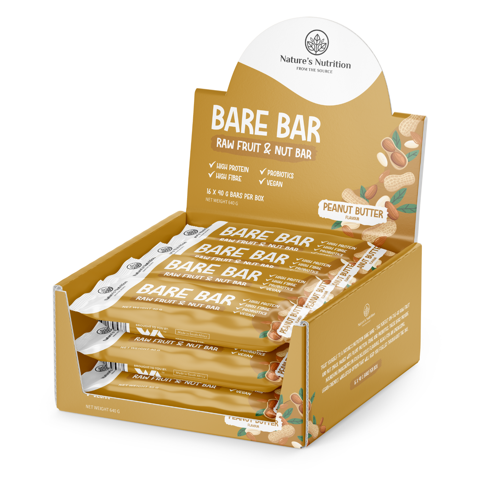 Bare Bars — Raw Fruit, Nut & Probiotic Snack Bar