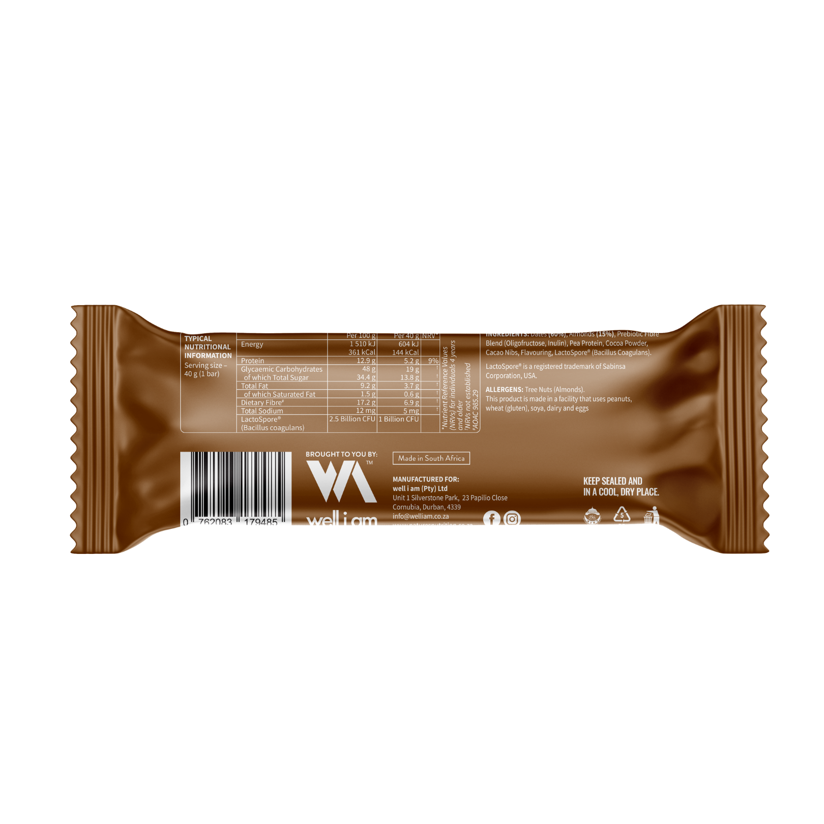 Bare Bar Choc Cocoa