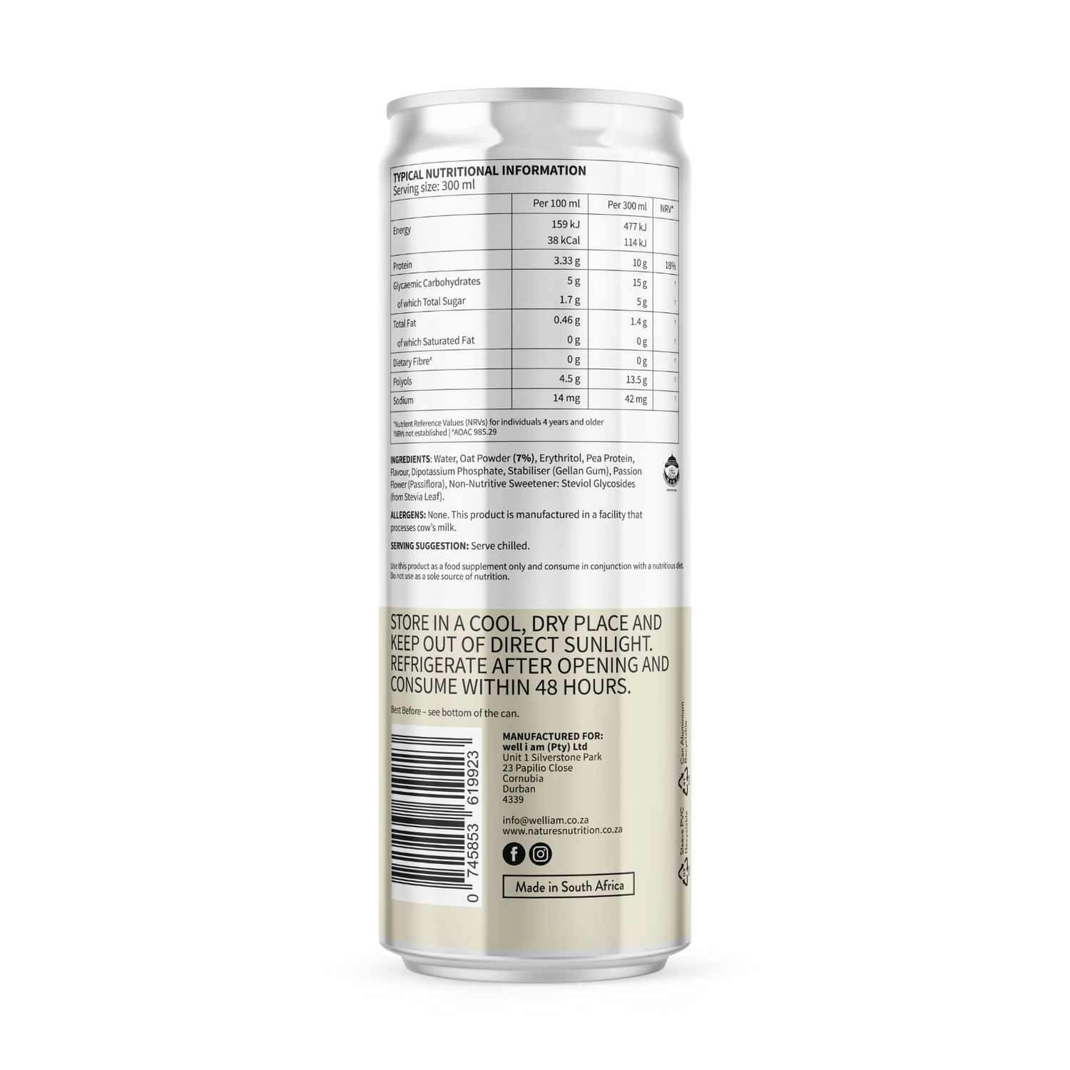 Oat Milk Vanilla Passion Flower