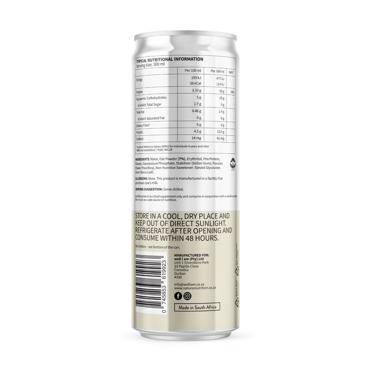 Oat Milk Vanilla Passion Flower 6-Pack