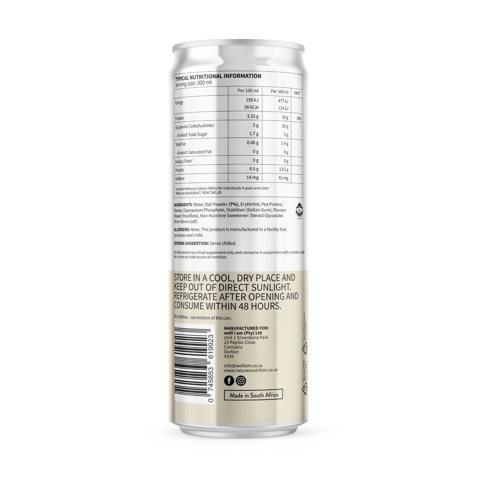Oat Milk Vanilla Passion Flower 6-Pack