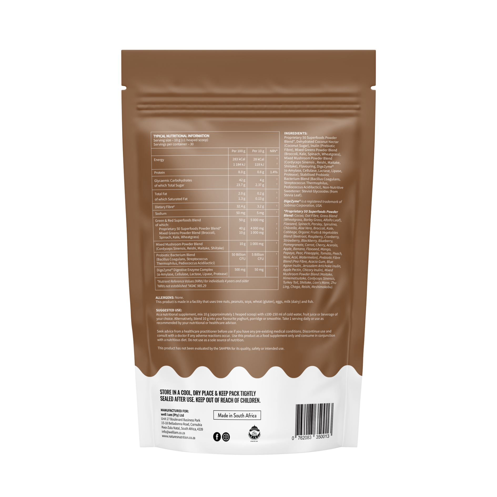 Smoothie Boosters | Super Reds, Super Greens & Super Cacao New
