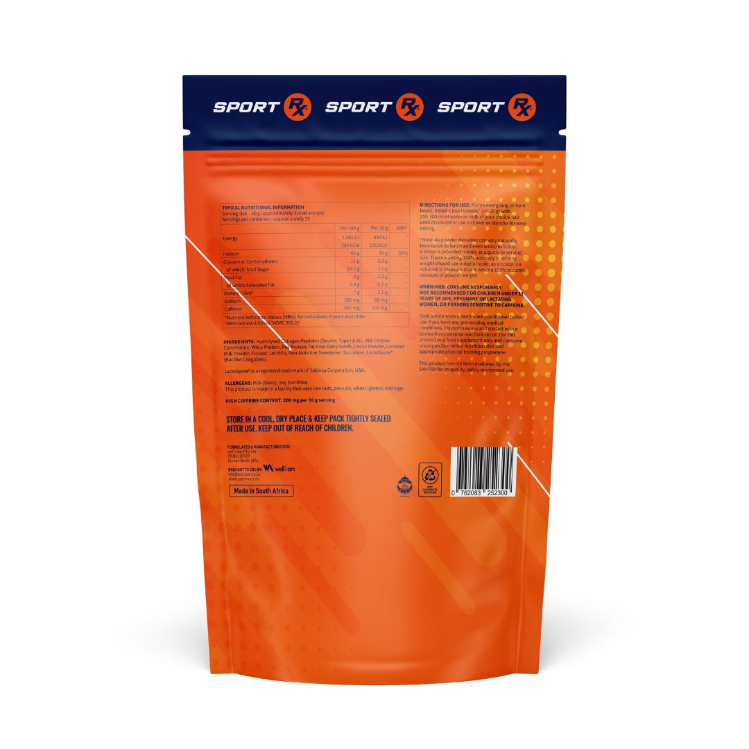 Orange packaging with &