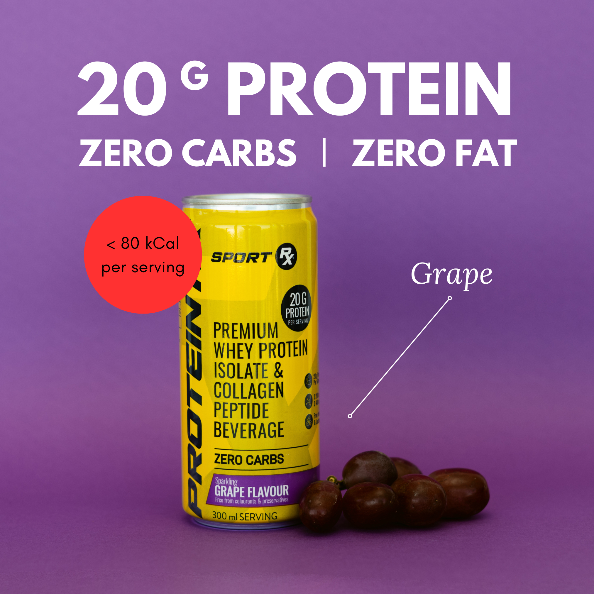 Protein Ready-to-Drink 6-Pack | Grape