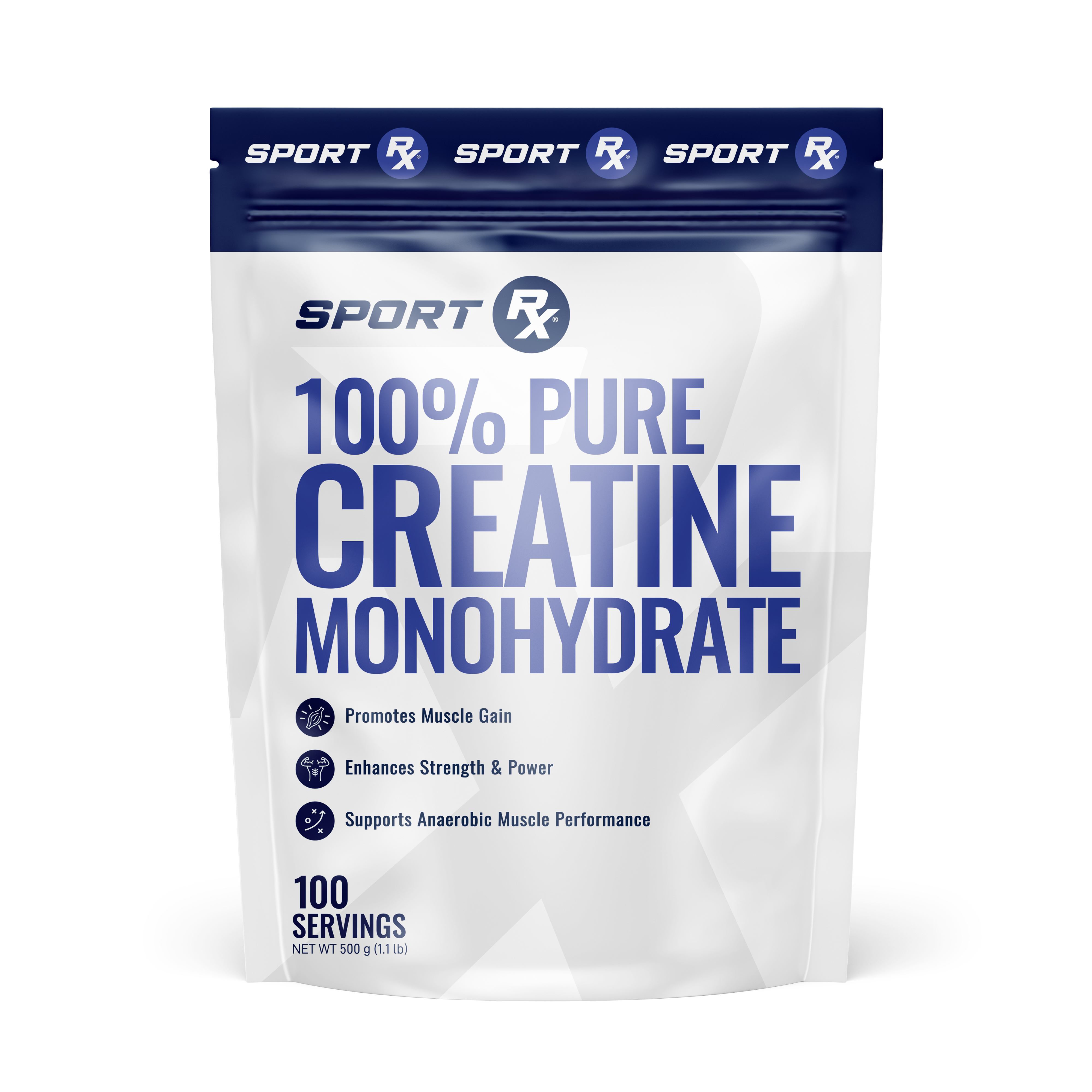 100% Pure Creatine Monohydrate (500g)