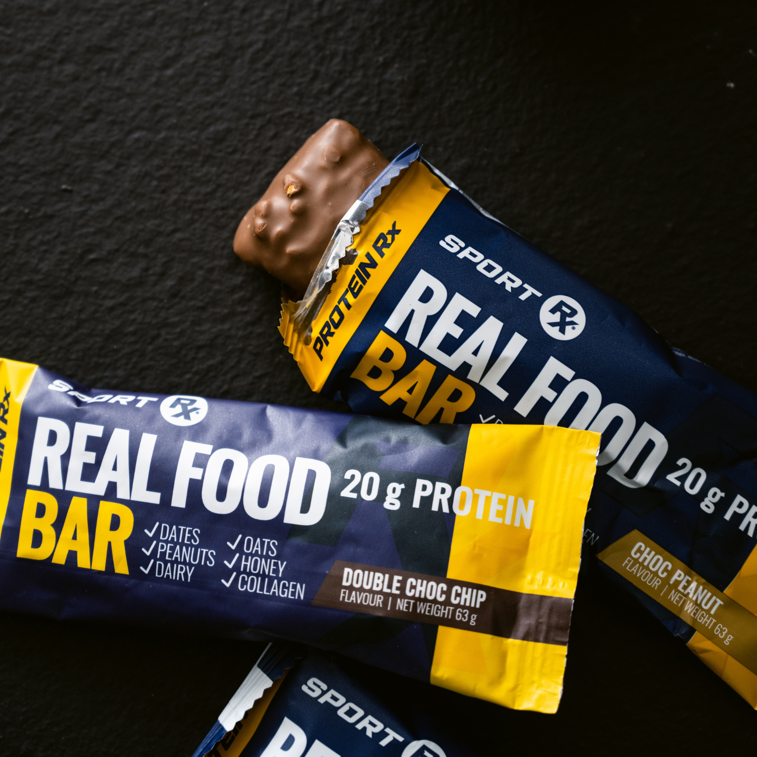 SPORT Rx | Real Food Bar Shipper | Choc Peanut