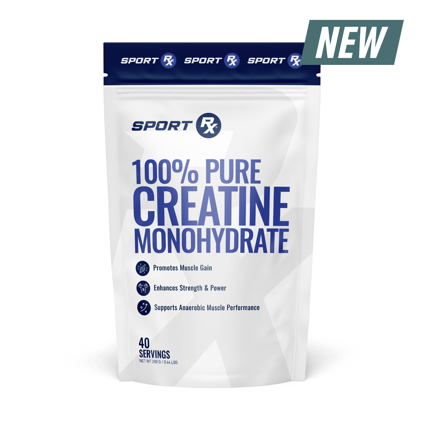 100% Pure Creatine Monohydrate — Unflavoured Creatine Powder