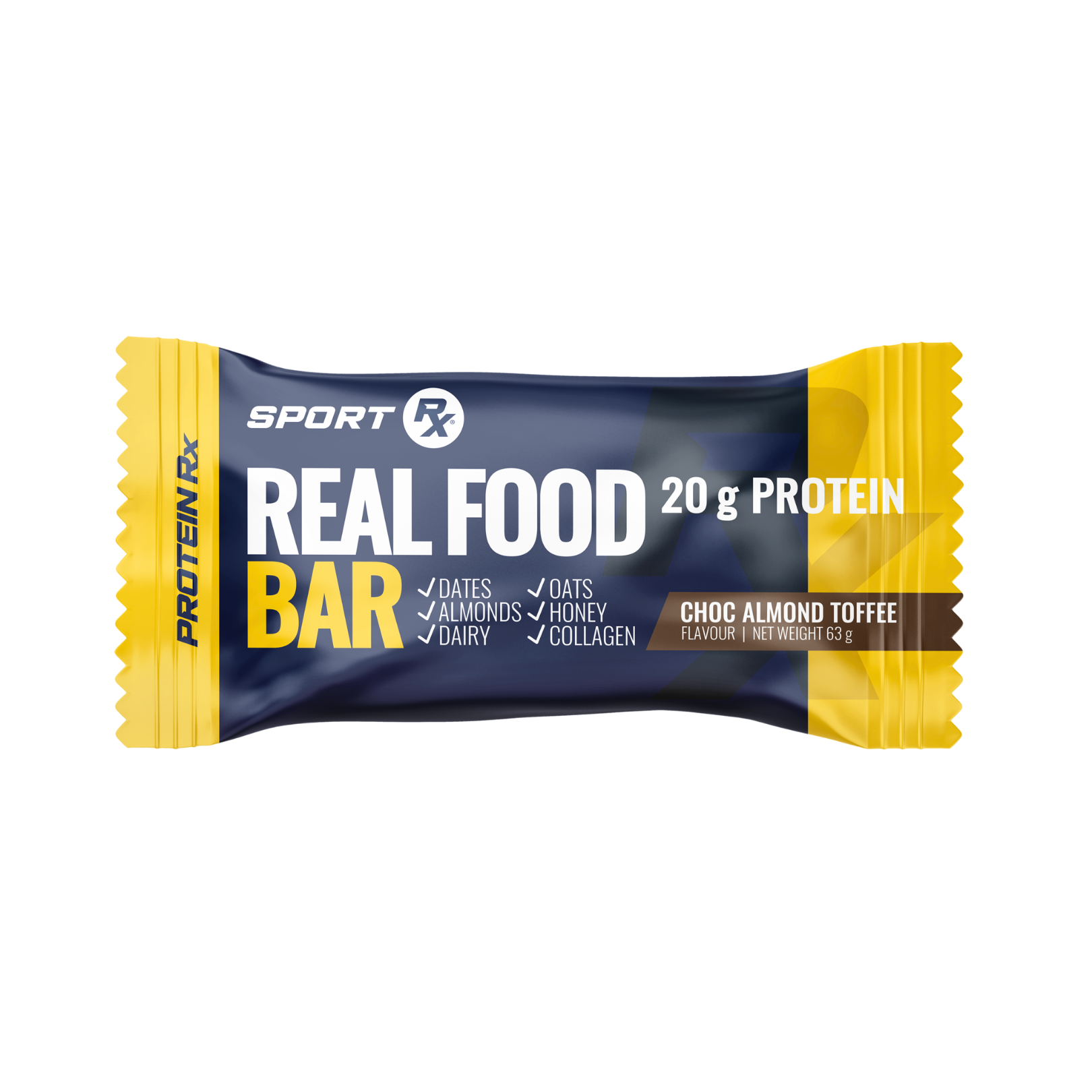 SPORT Rx | Real Food Bar | Choc Almond Toffee