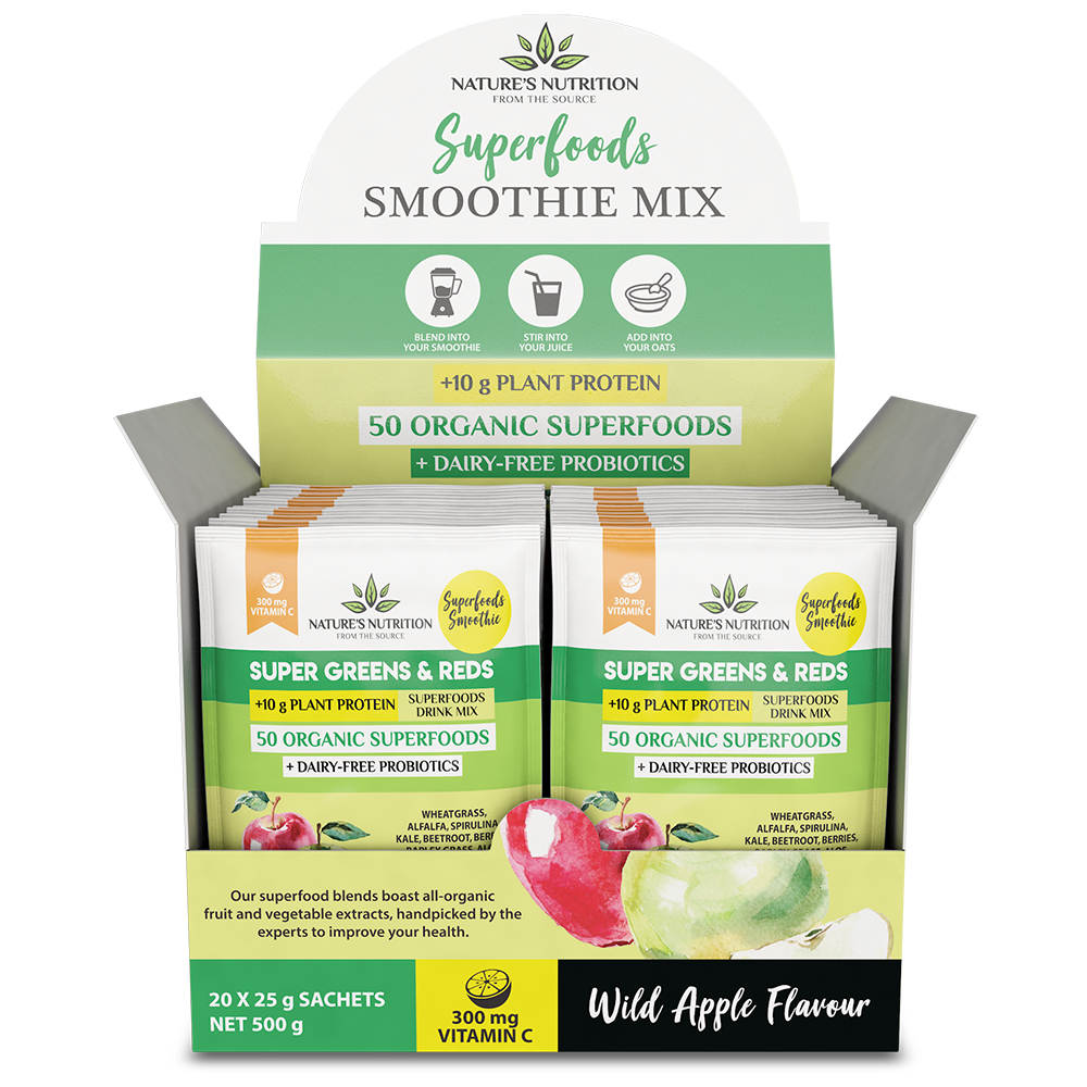 Wild Apple Superfoods Drink Mix Sachets (500g) well i am store