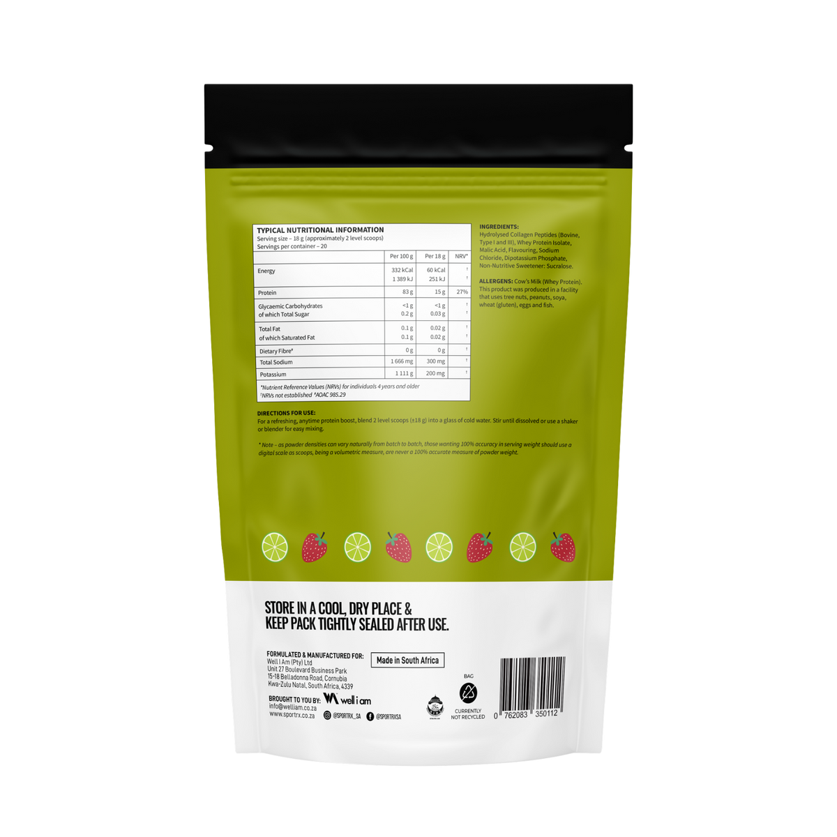 Protein WTR — Clear Protein Powder