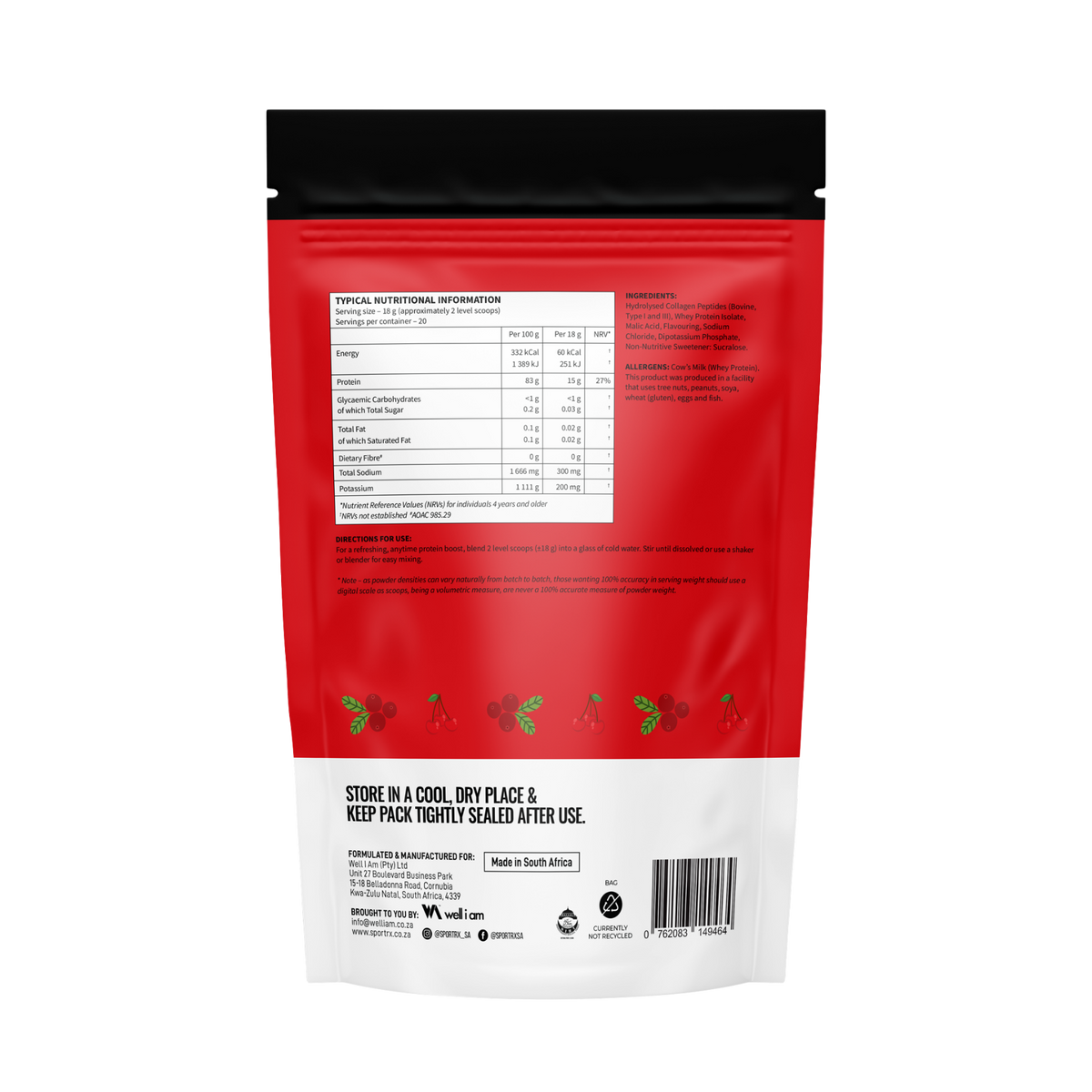 Protein WTR — Clear Protein Powder