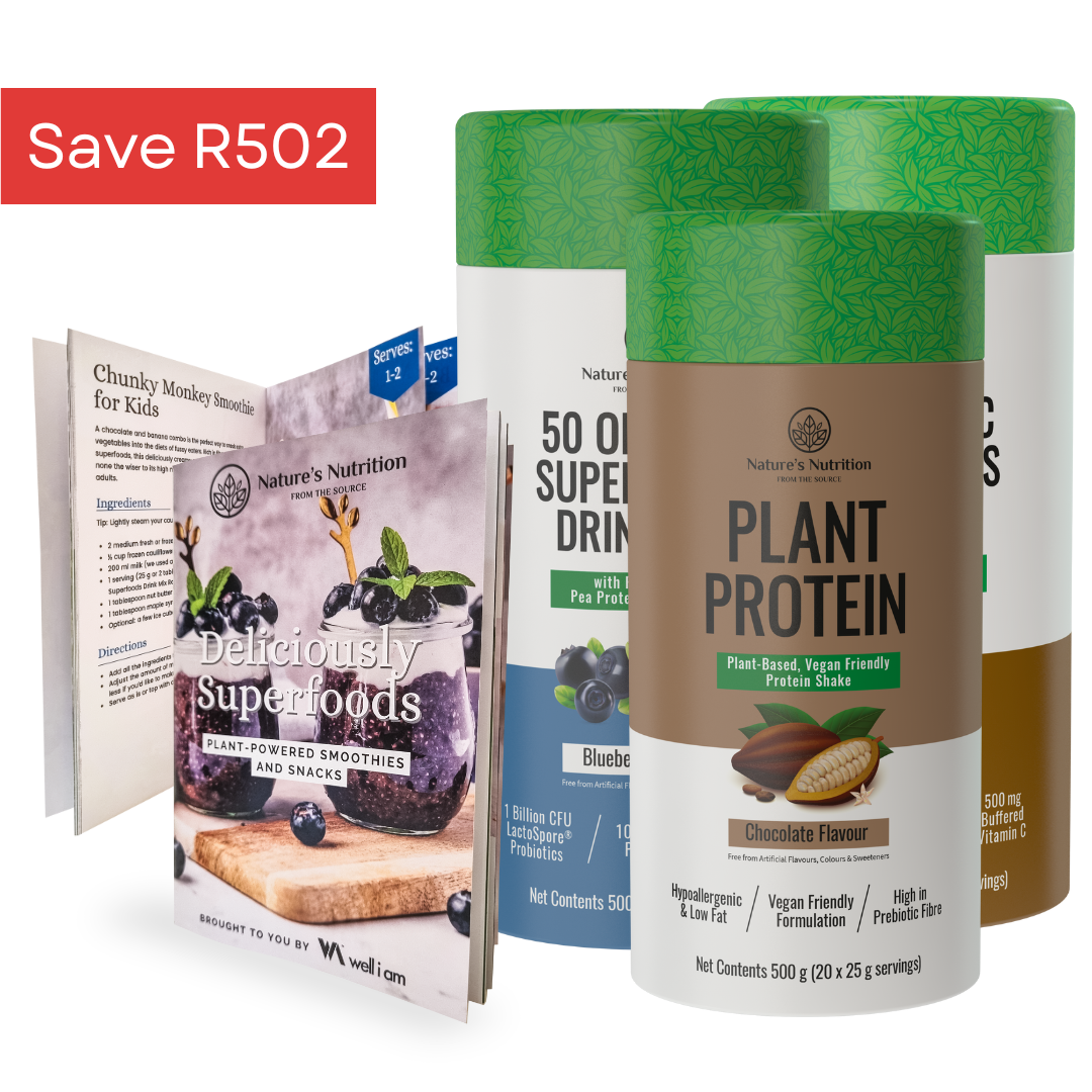 2 x Superfood + 1 x Plant Protein + Recipe Book