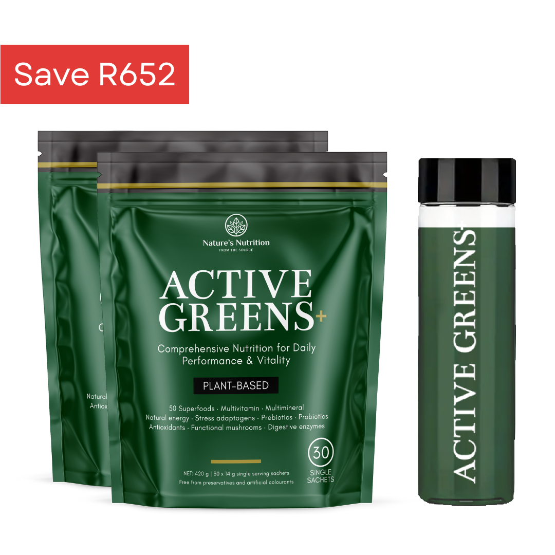 2 x Active Greens + Bottle