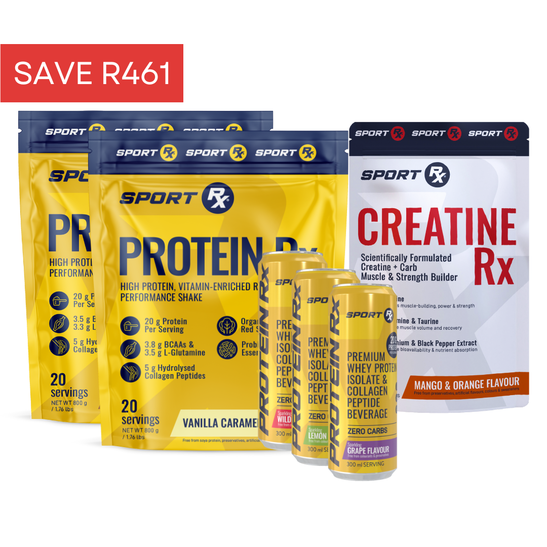 2 x PROTEIN Rx + 1 x CREATINE Rx + 3 x Ready-To-Drink