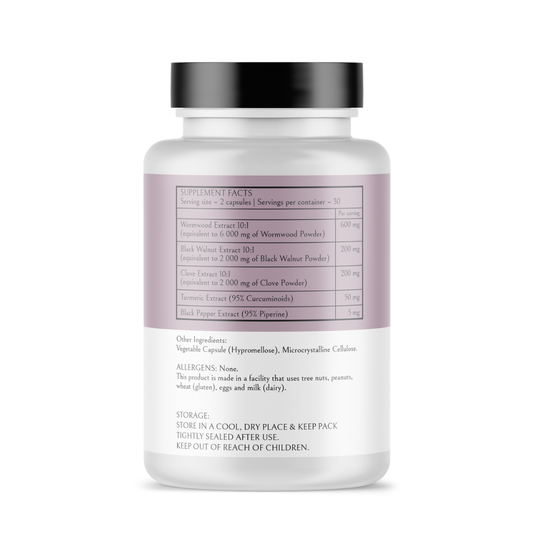 Parasite & Worm Cleanse — Herbal Gut Cleanse & Digestive Balance