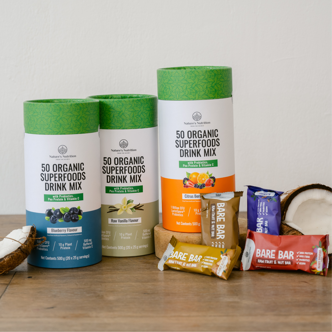 3 x Superfoods + 4 x Bare Bars