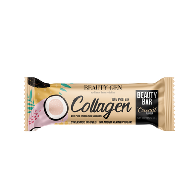Beauty Gen Collagen Beauty Bar packaging on a white background