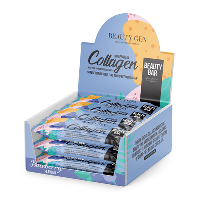 Beauty Gen Beauty Collagen Bar Blueberry Box