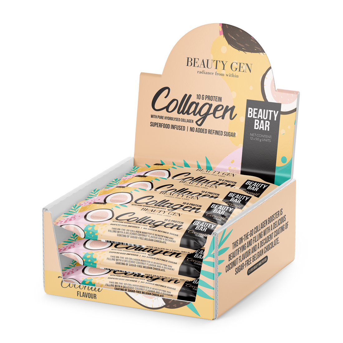 eauty Gen Beauty Collagen Bar Coconut Box