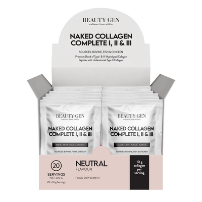 Naked Collagen Complete I, II & III Box
