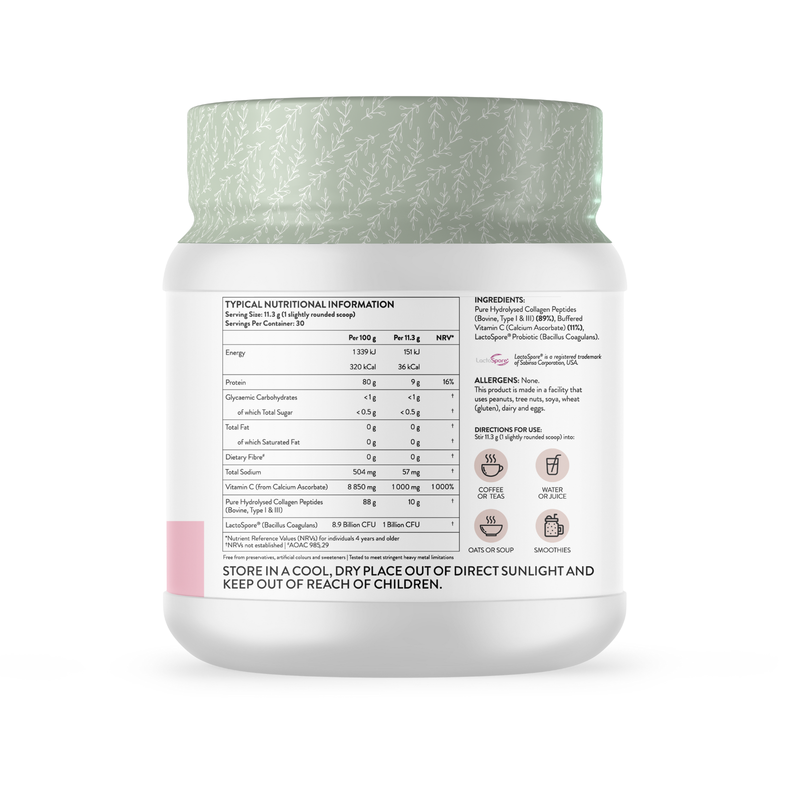 Naked Collagen +PLUS — Collagen + Vitamin C