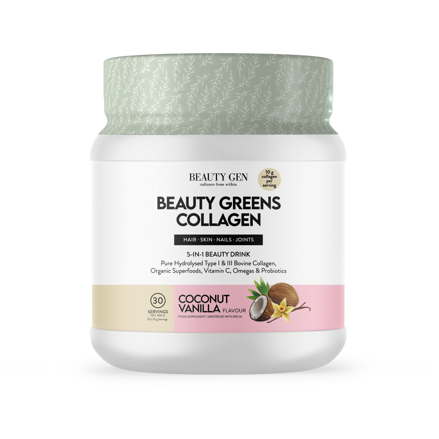 Beauty Greens® | Collagen Coconut Vanilla