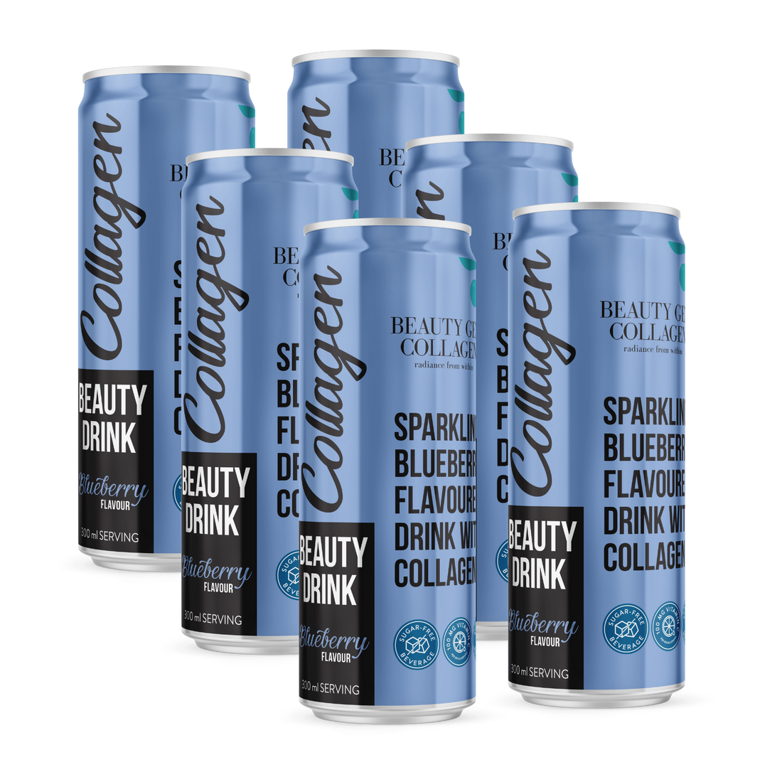 Beauty Collagen Drink | Blueberry 6-pack