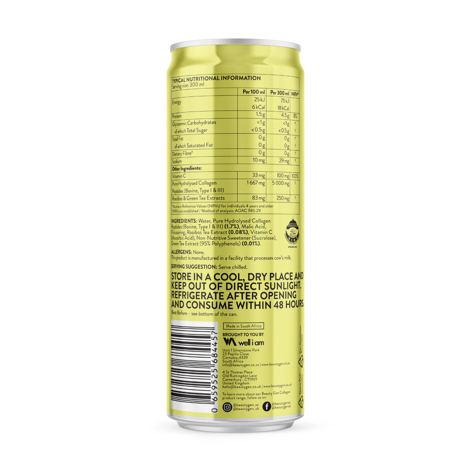 Collagen Lemon Lime Iced Tea