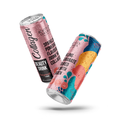 2 pomegranate beautygen collagen cans