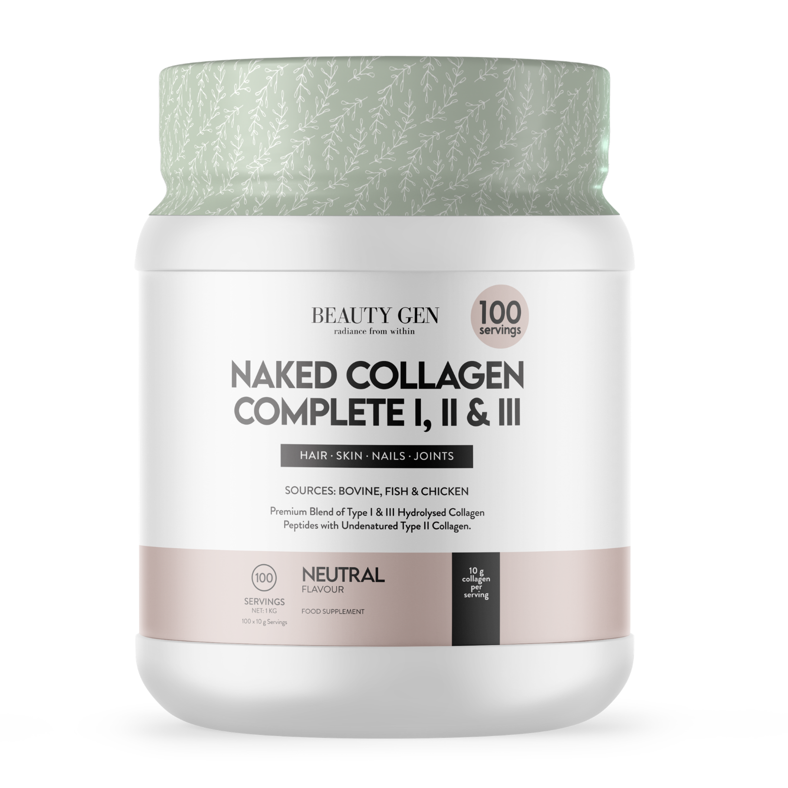 Naked Collagen Complete — Type I, II & III Collagen
