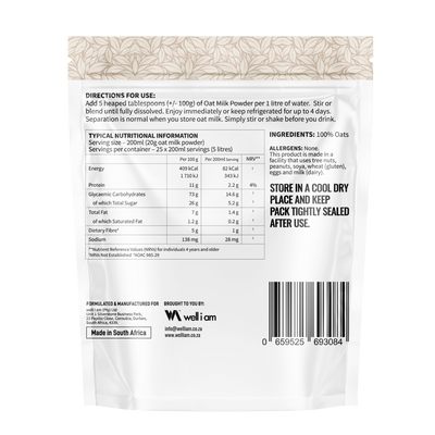 Oat Milk Powder