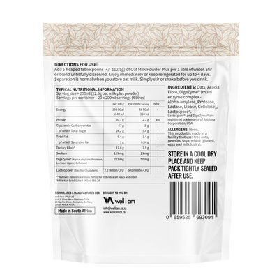 Oat Milk Powder Plus