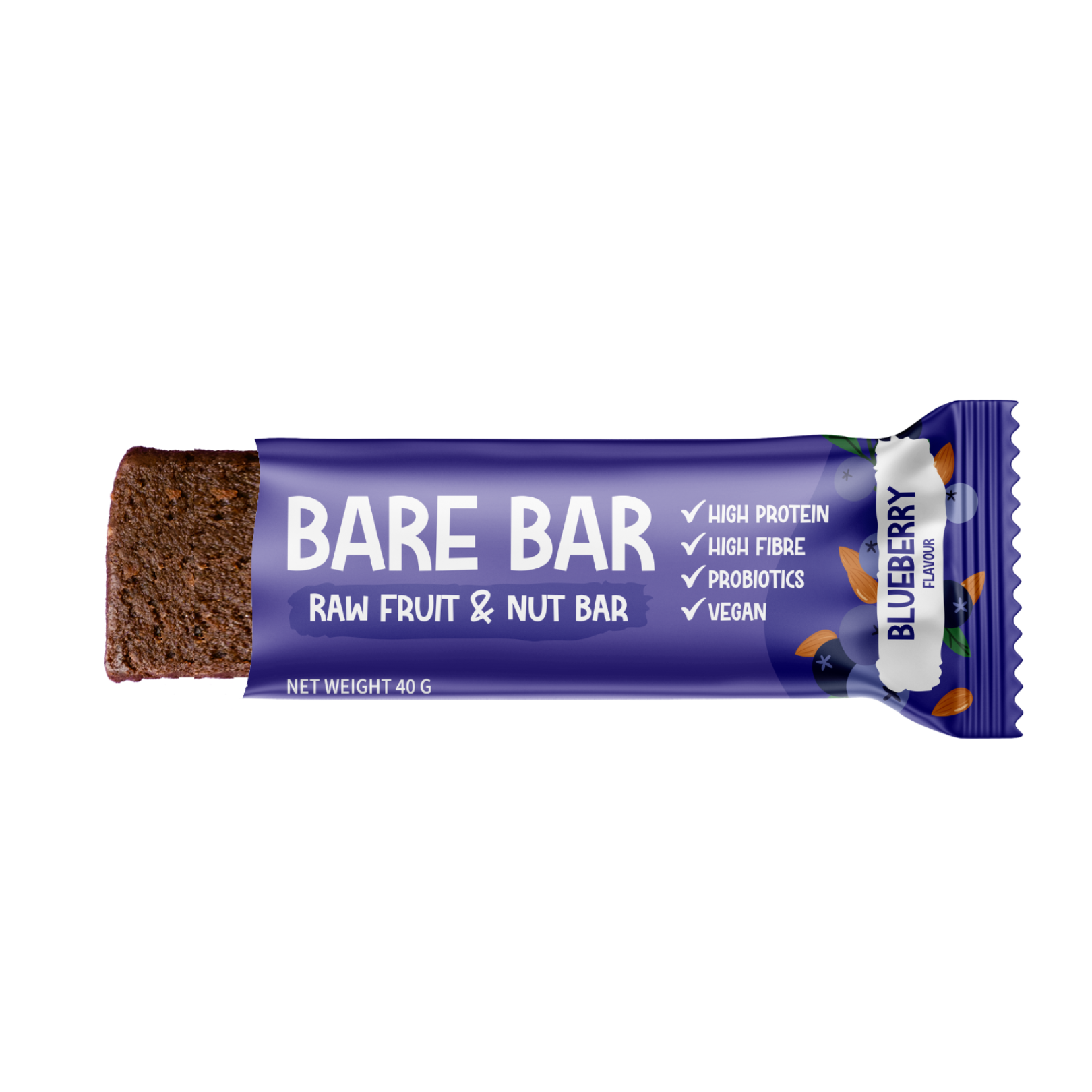 Bare Bars — Raw Fruit, Nut & Probiotic Snack Bar