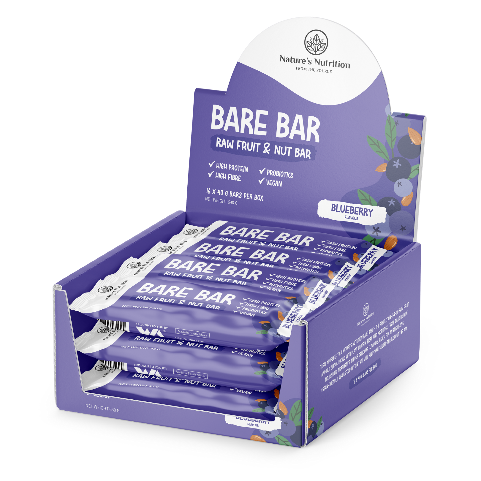 Bare Bars — Raw Fruit, Nut & Probiotic Snack Bar