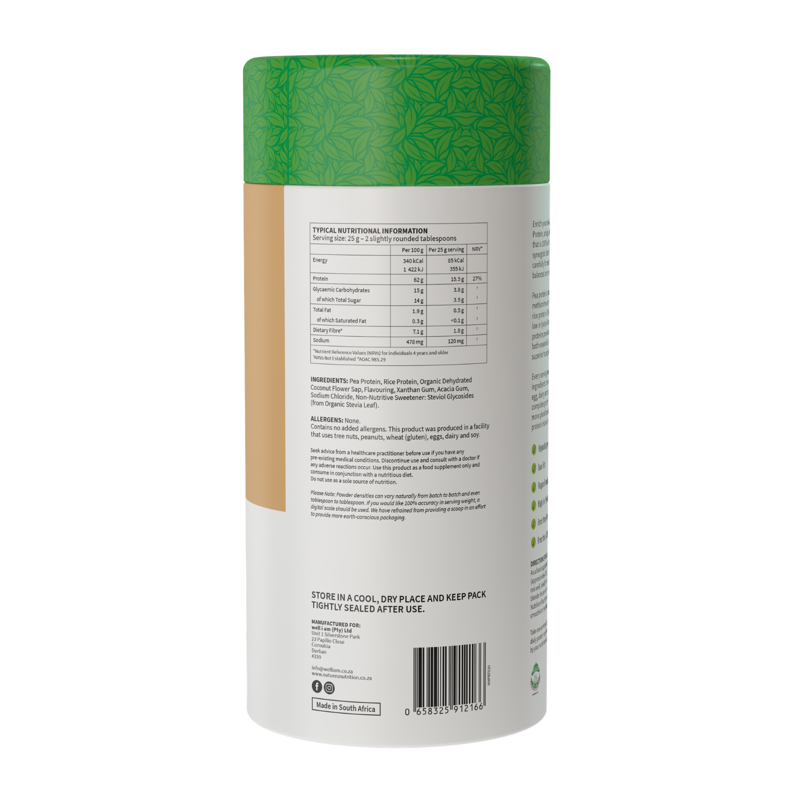 Plant Protein — Complete Vegan Protein Powder