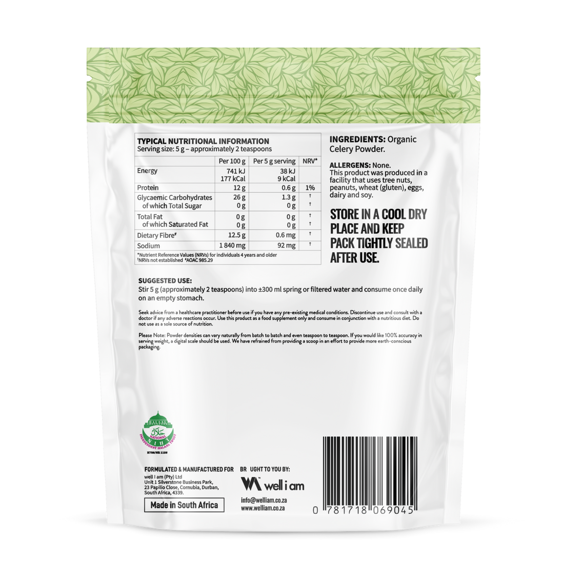 Organic Celery Powder