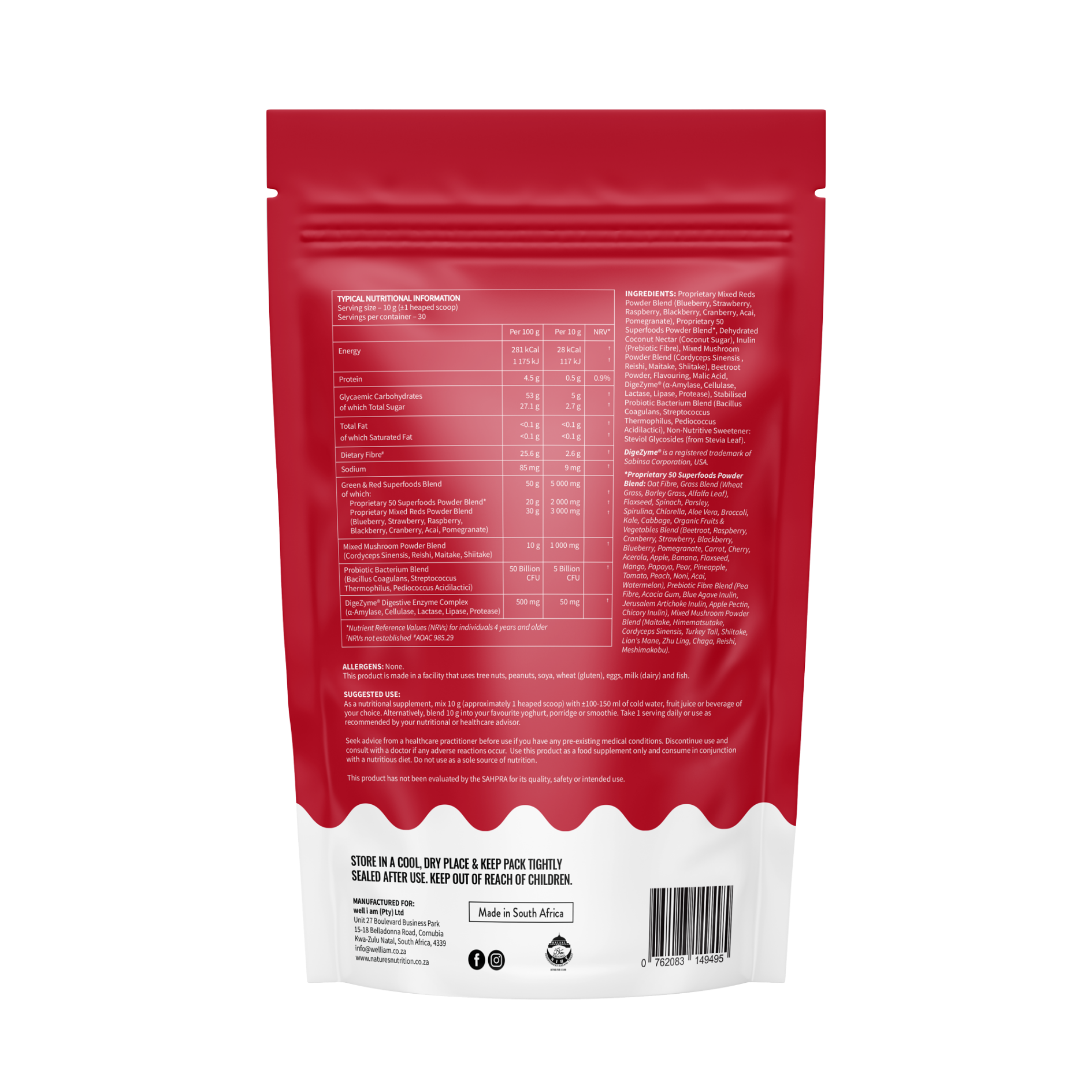 Smoothie Boosters | Super Reds, Super Greens & Super Cacao New