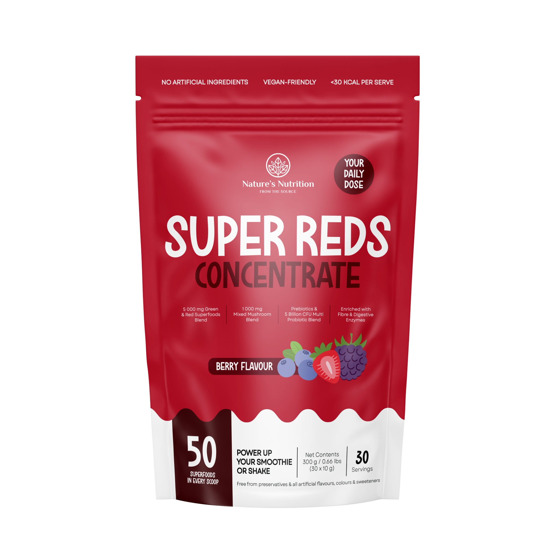 Smoothie Boosters | Super Reds, Super Greens & Super Cacao New