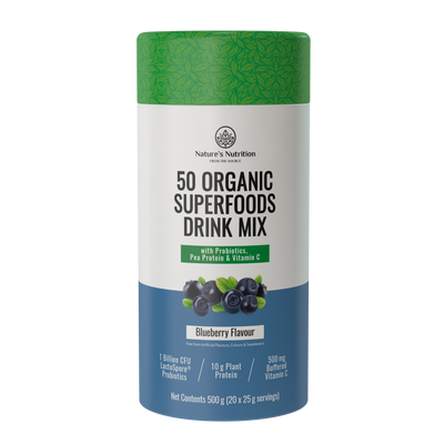 Natures Nutrition 50 organic superfoods blueberry