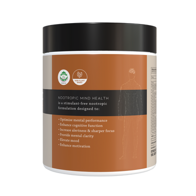 Remedy Greens Nootropic Mind Health 180g Side