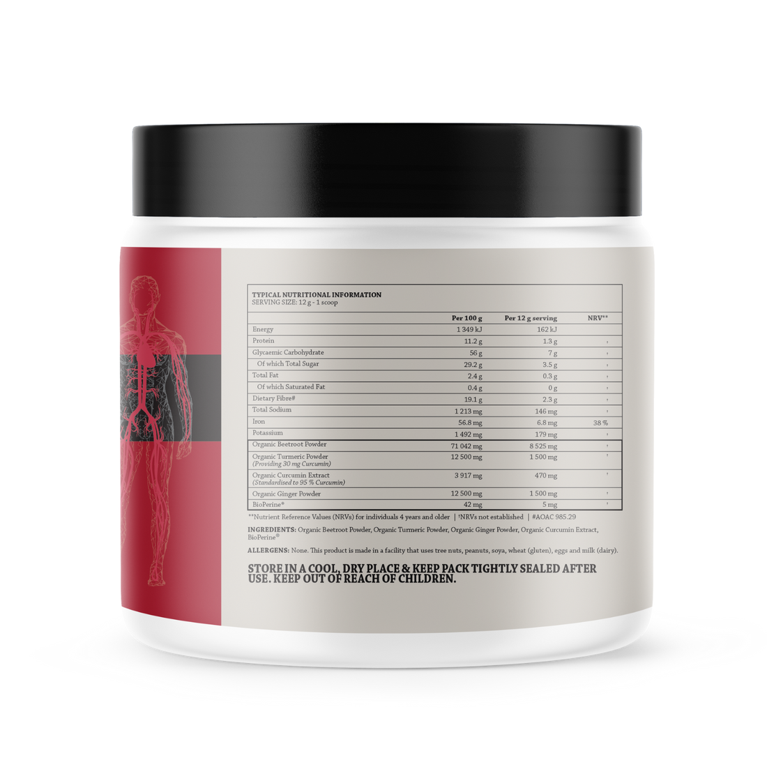 Remedy Greens Superbeets Circulation 360g Back