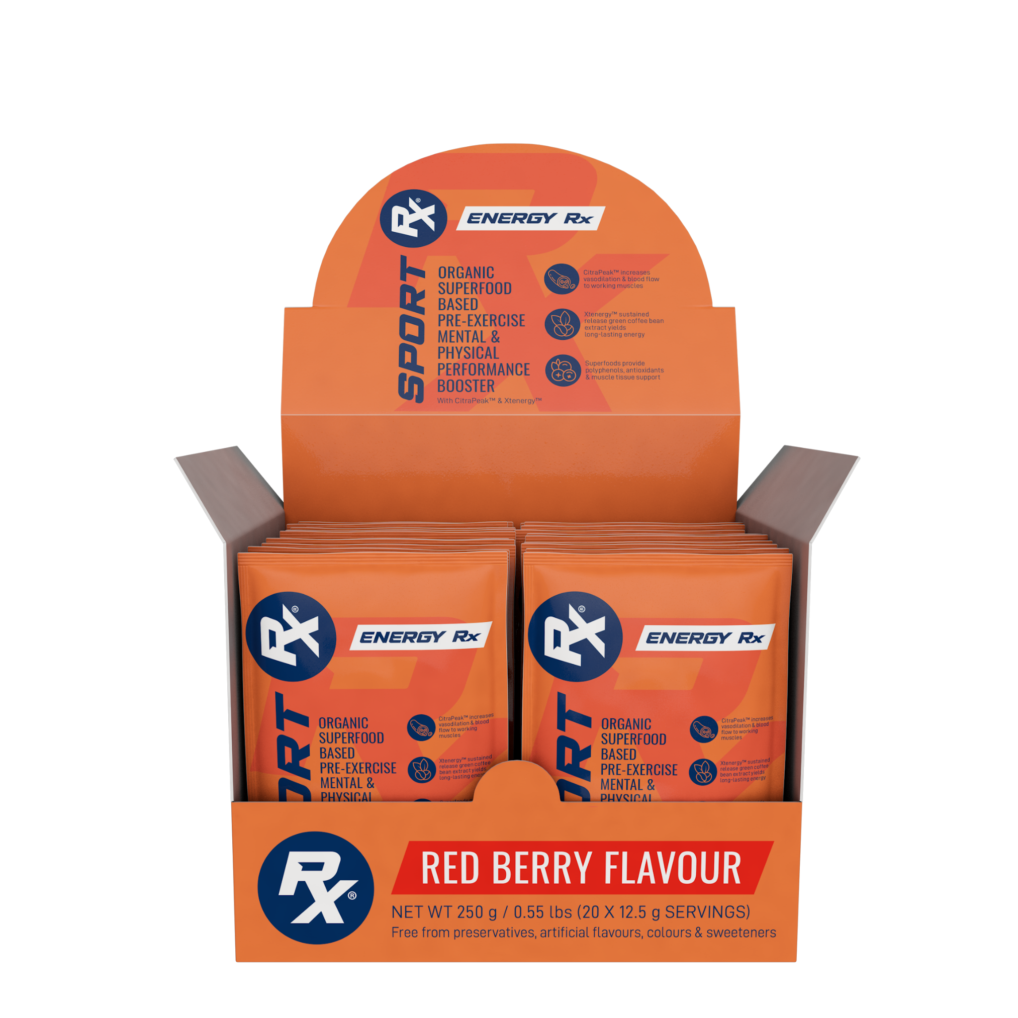 Sport Rx, ENERGY Rx, Red Berry
